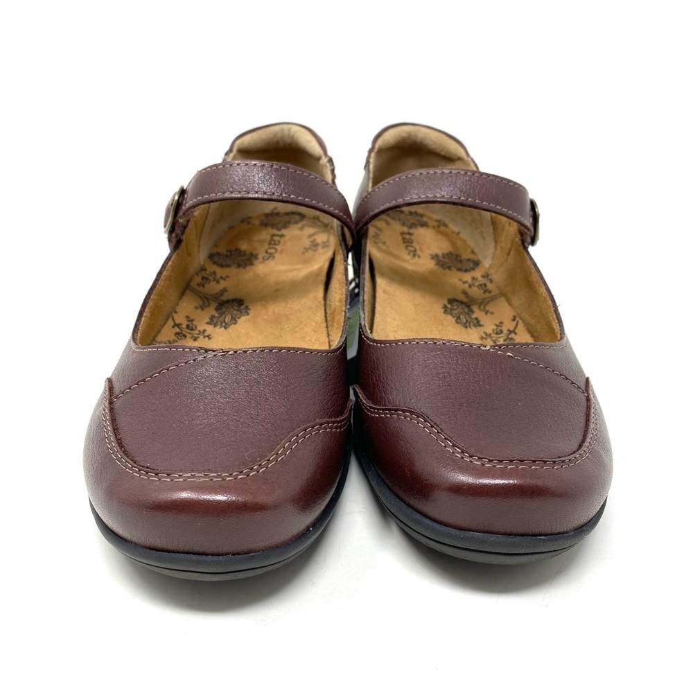 Taos Women's Uncommon Mary Jane Cognac Leather WIDE - Picture 3 of 7